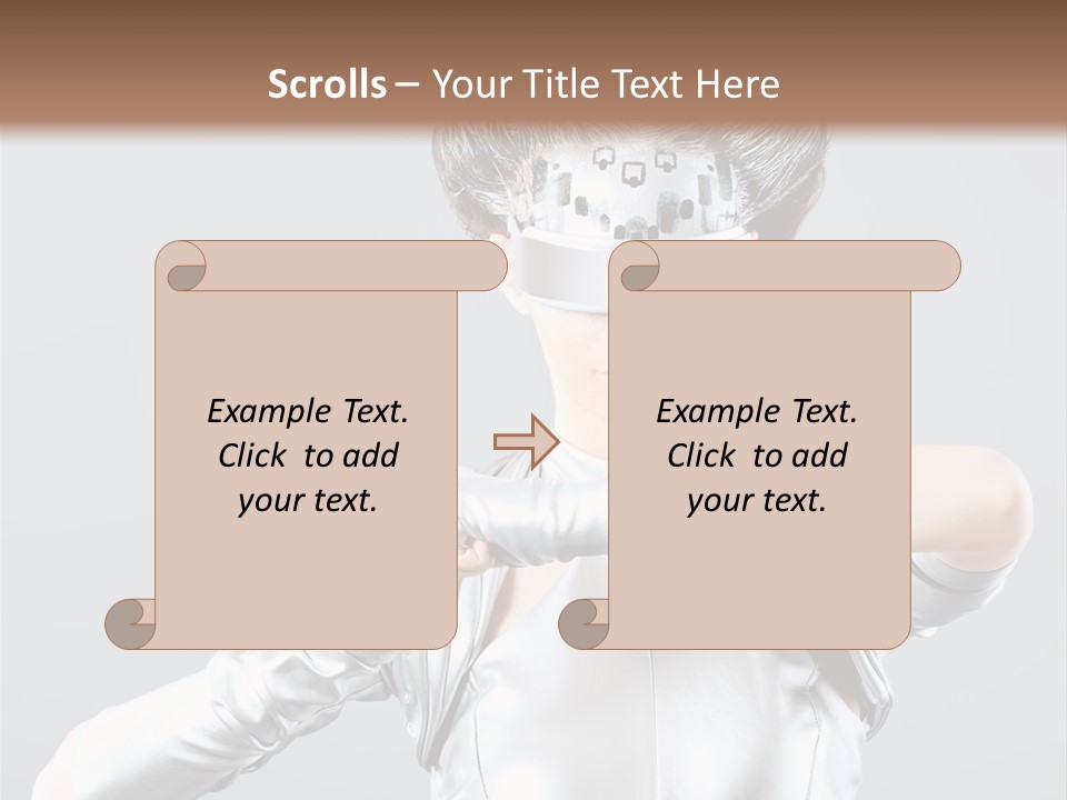 Hand Costume Beautiful PowerPoint Template