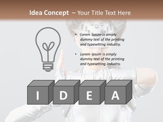 Hand Costume Beautiful PowerPoint Template