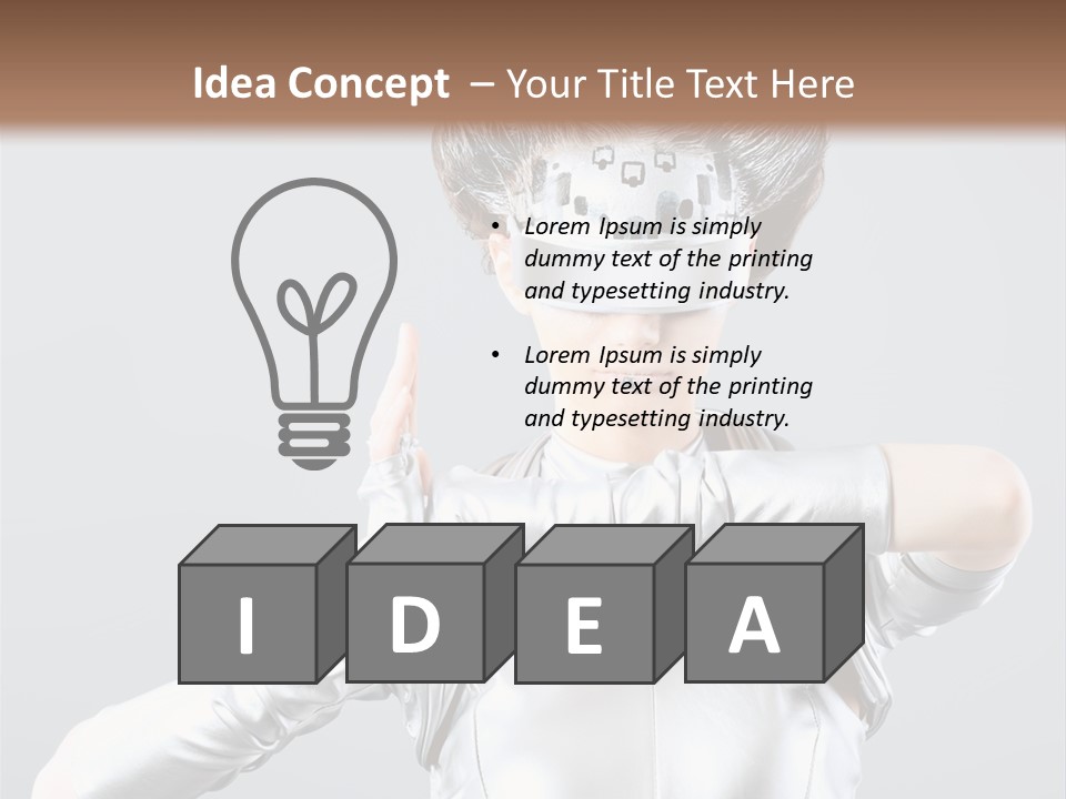 Hand Costume Beautiful PowerPoint Template