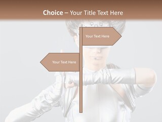 Hand Costume Beautiful PowerPoint Template