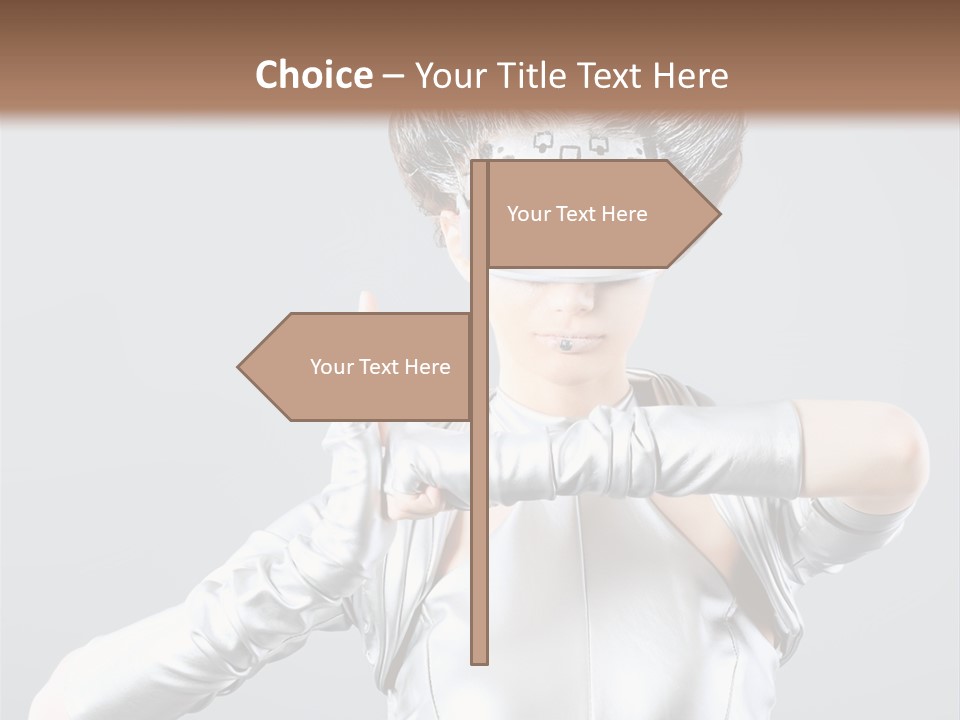 Hand Costume Beautiful PowerPoint Template