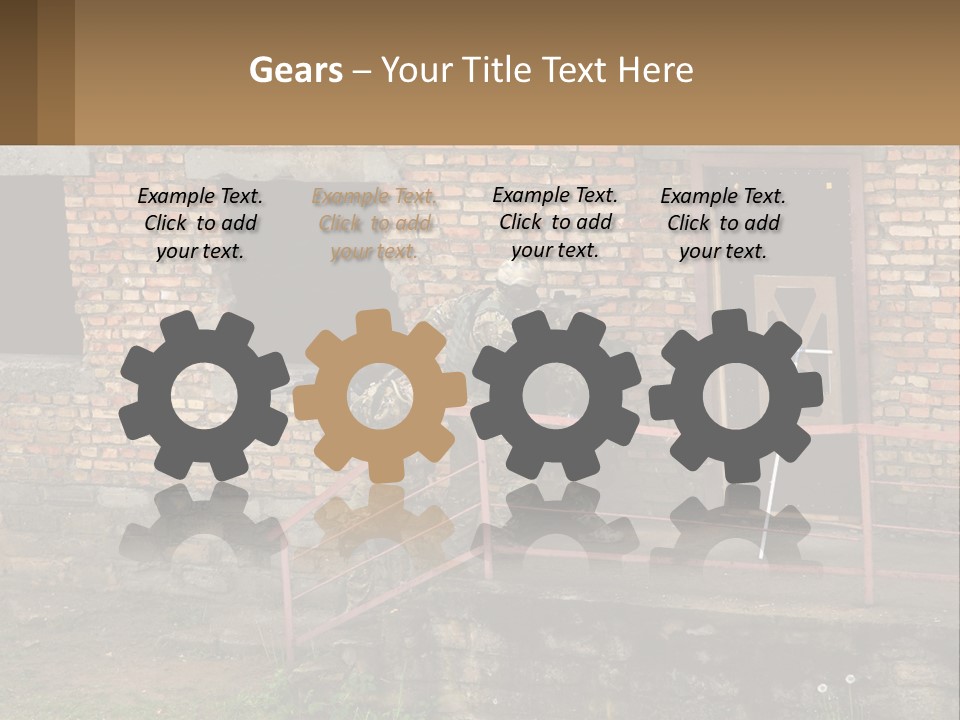 Battle Tactical Explosive PowerPoint Template