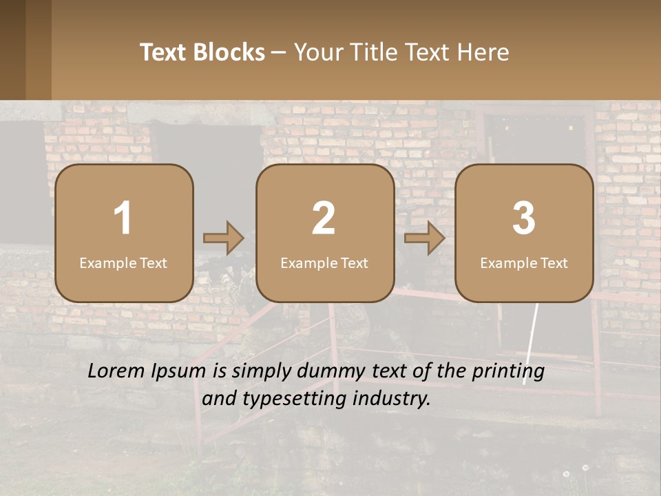 Battle Tactical Explosive PowerPoint Template