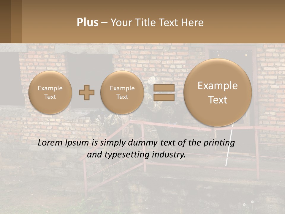 Battle Tactical Explosive PowerPoint Template