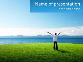 Male Spring Lifestyle PowerPoint Template