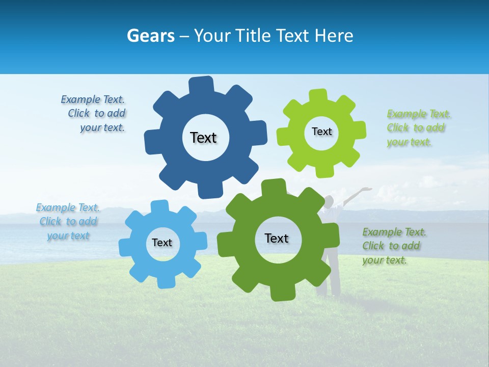 Male Spring Lifestyle PowerPoint Template