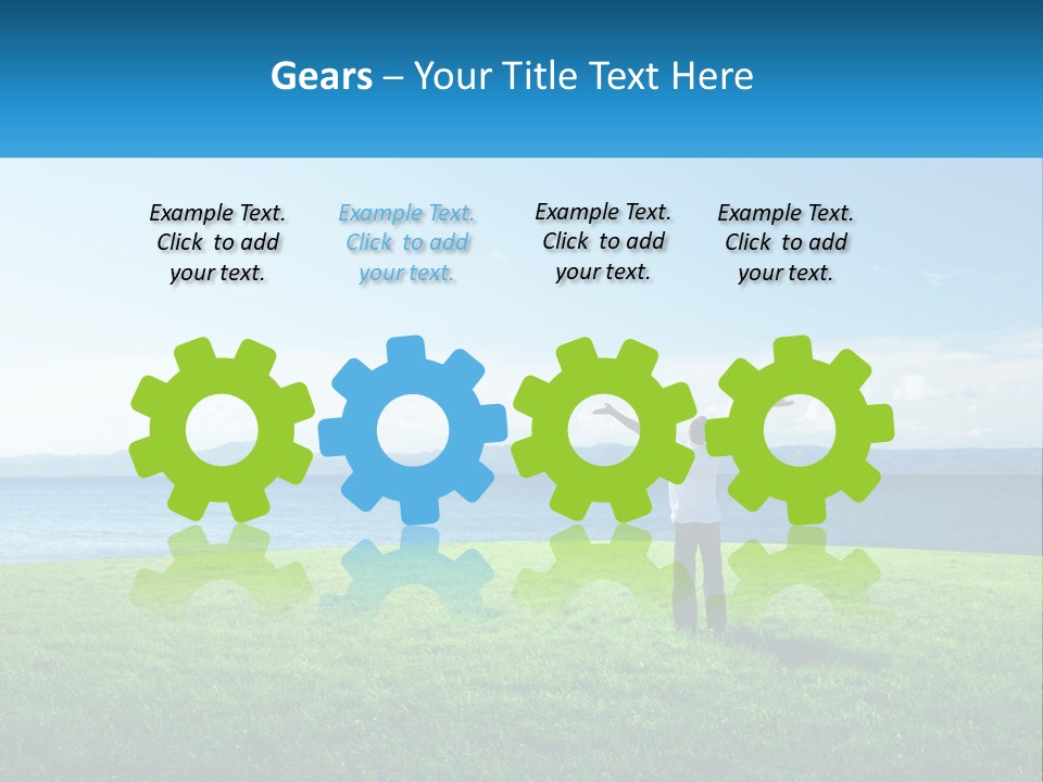 Male Spring Lifestyle PowerPoint Template