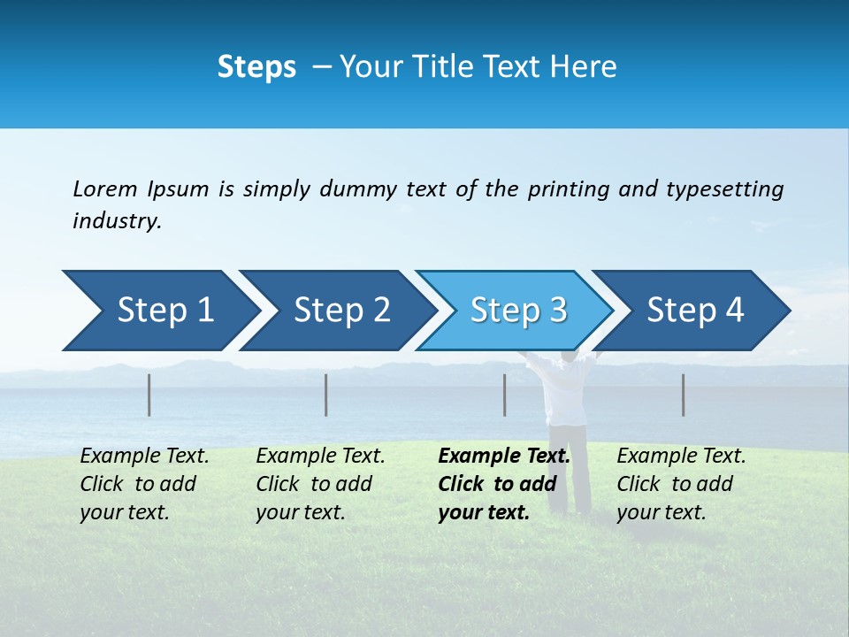 Male Spring Lifestyle PowerPoint Template