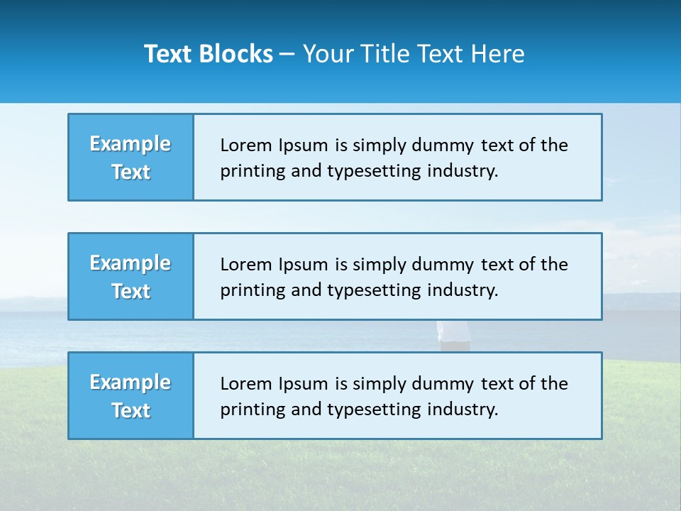 Male Spring Lifestyle PowerPoint Template