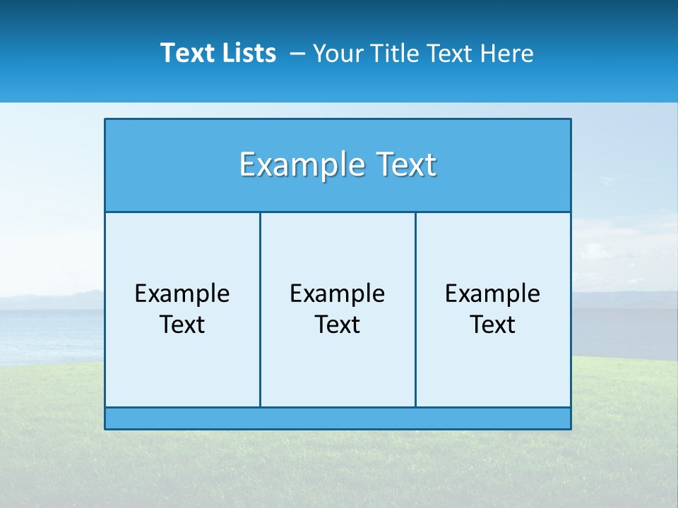 Male Spring Lifestyle PowerPoint Template