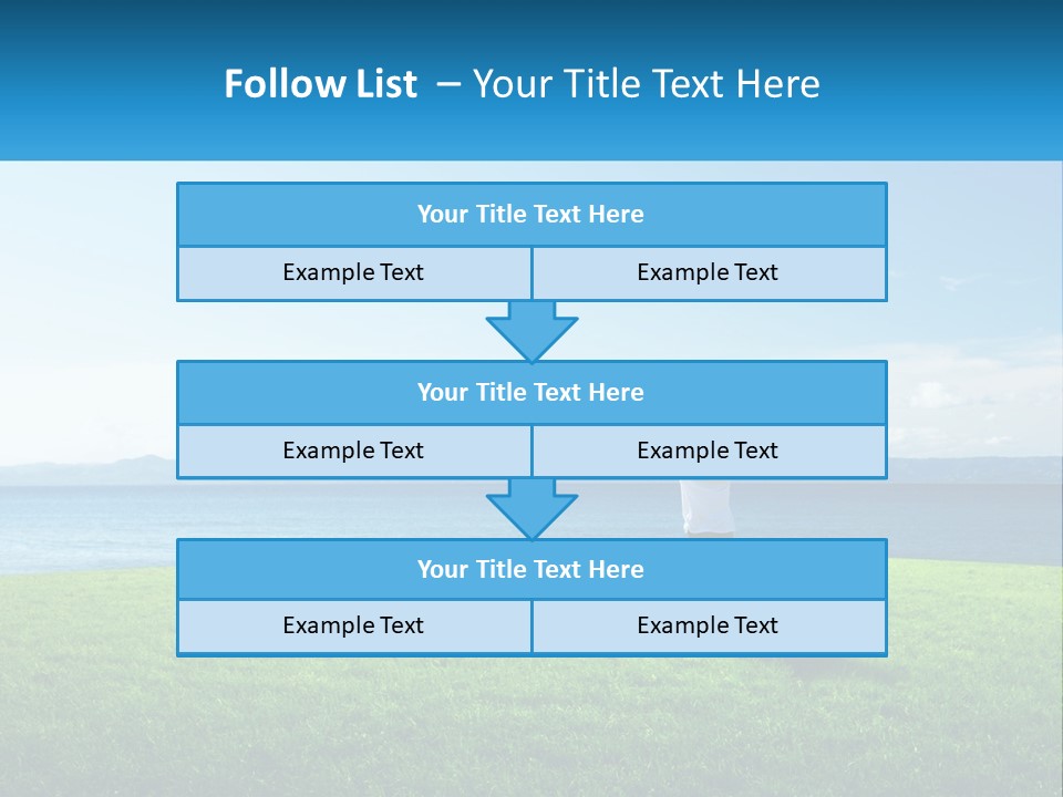 Male Spring Lifestyle PowerPoint Template