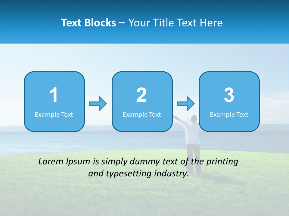 Male Spring Lifestyle PowerPoint Template