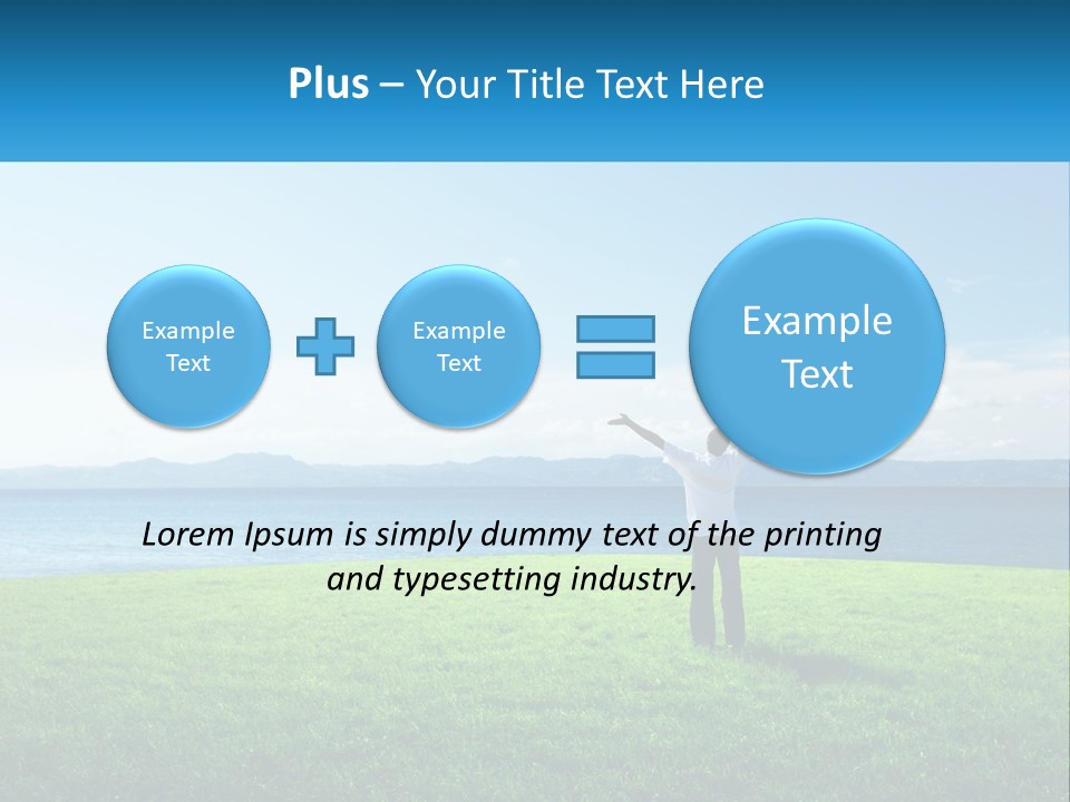 Male Spring Lifestyle PowerPoint Template