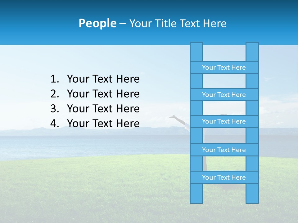 Male Spring Lifestyle PowerPoint Template