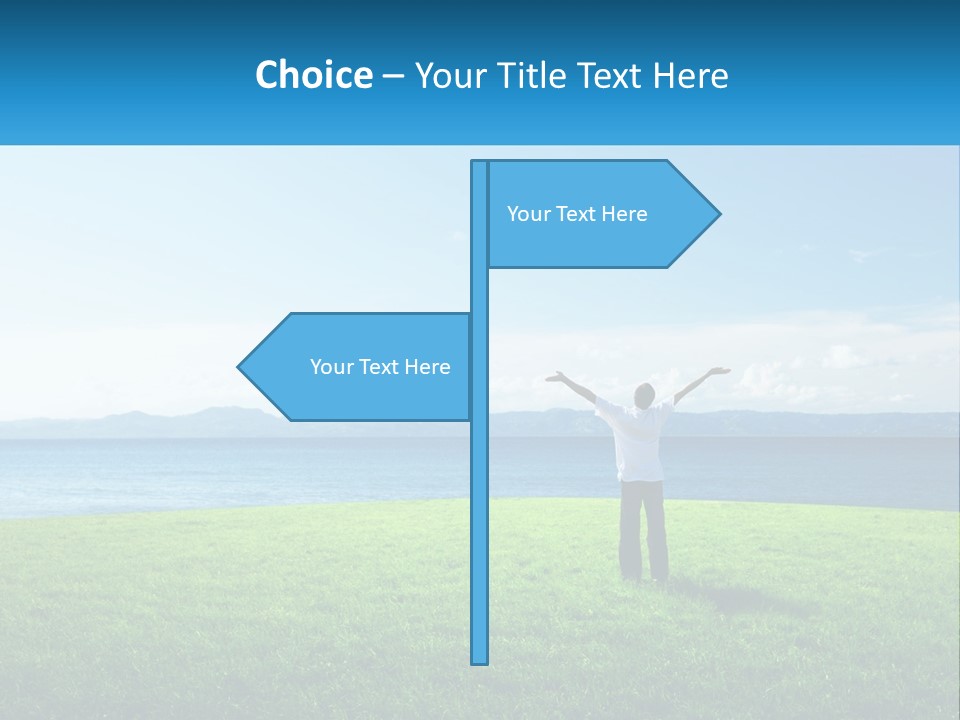 Male Spring Lifestyle PowerPoint Template