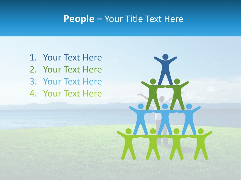 Male Spring Lifestyle PowerPoint Template