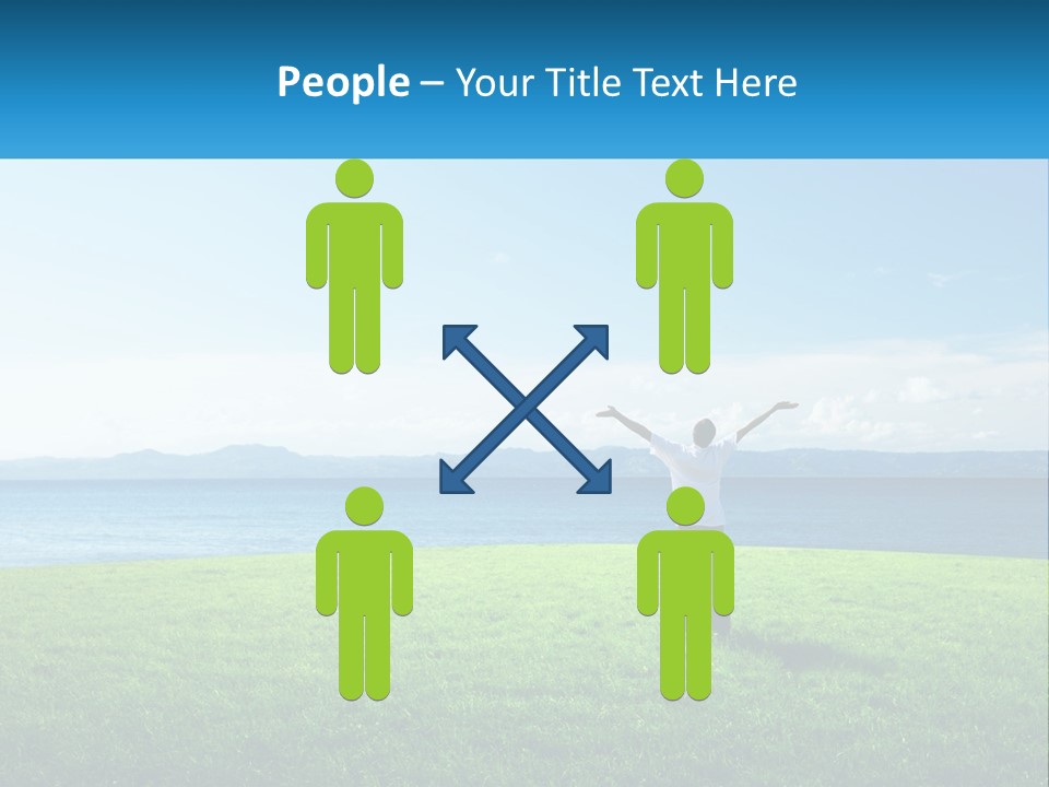 Male Spring Lifestyle PowerPoint Template