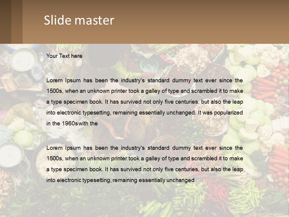 Spice Culture Bazaar PowerPoint Template