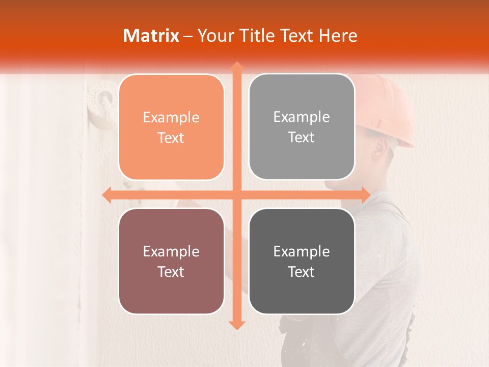 Plastering Thermal Insulation Craftsman PowerPoint Template