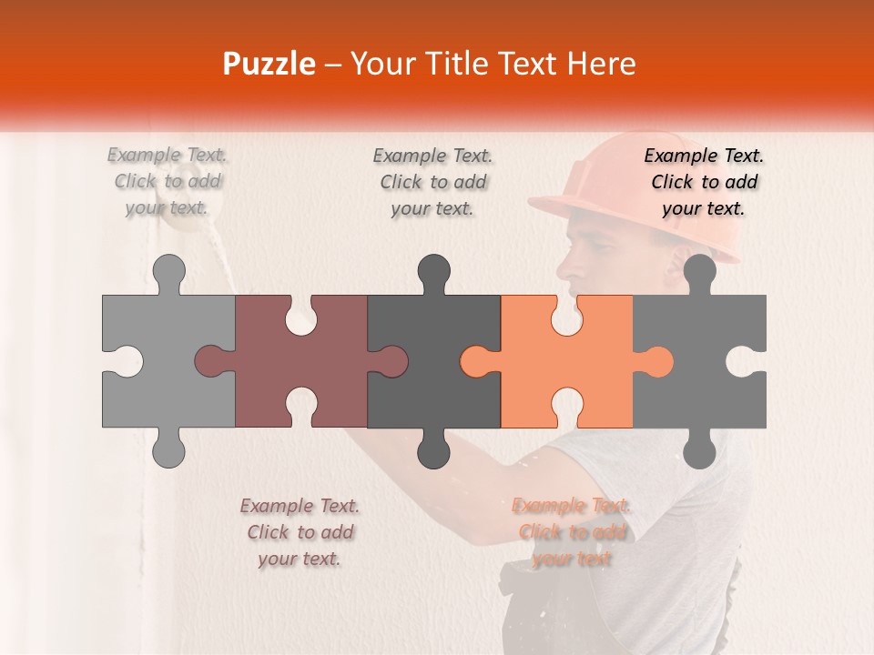 Plastering Thermal Insulation Craftsman PowerPoint Template