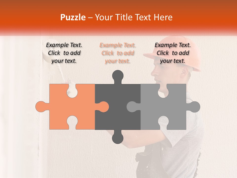 Plastering Thermal Insulation Craftsman PowerPoint Template