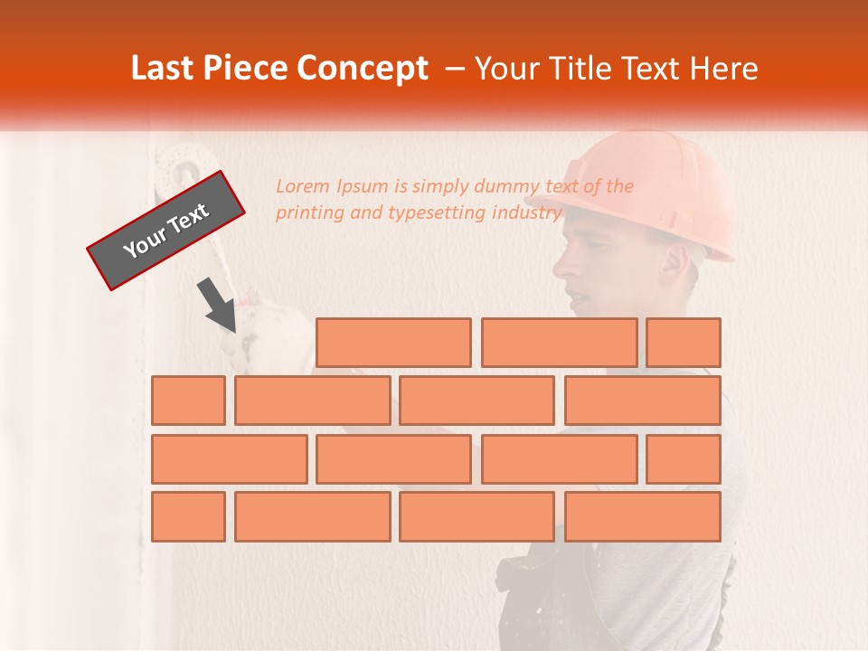 Plastering Thermal Insulation Craftsman PowerPoint Template