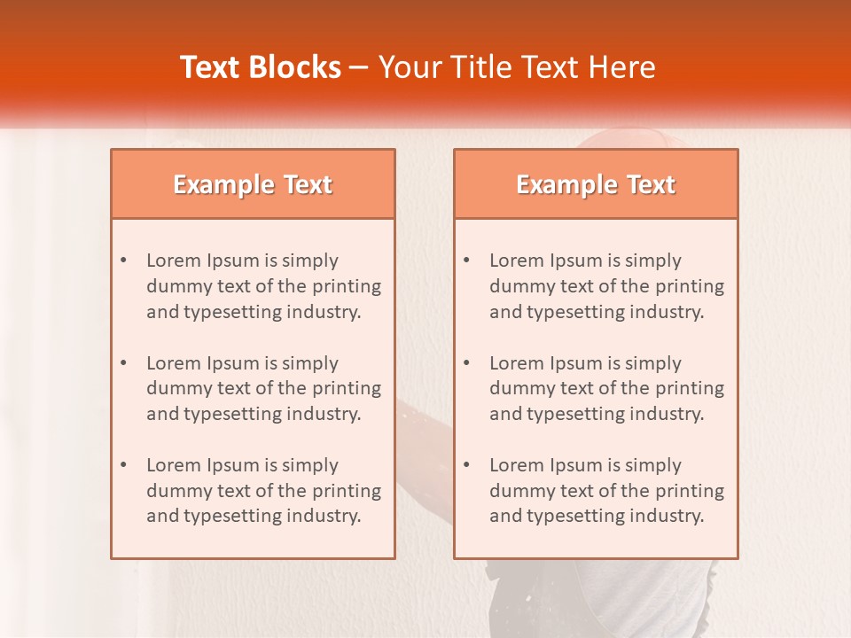 Plastering Thermal Insulation Craftsman PowerPoint Template