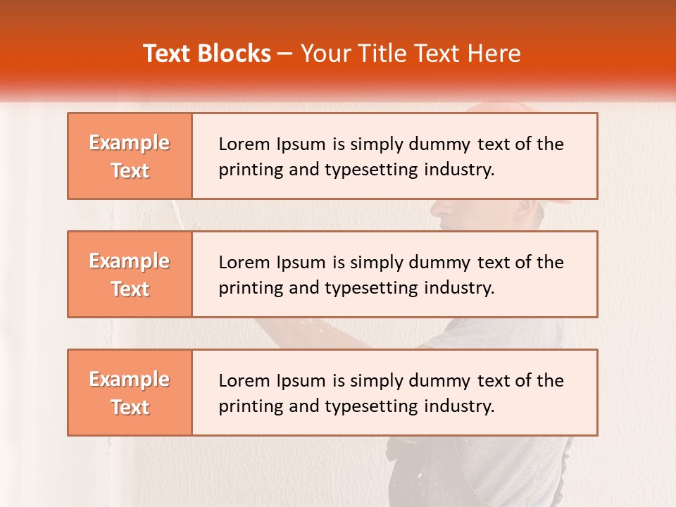 Plastering Thermal Insulation Craftsman PowerPoint Template