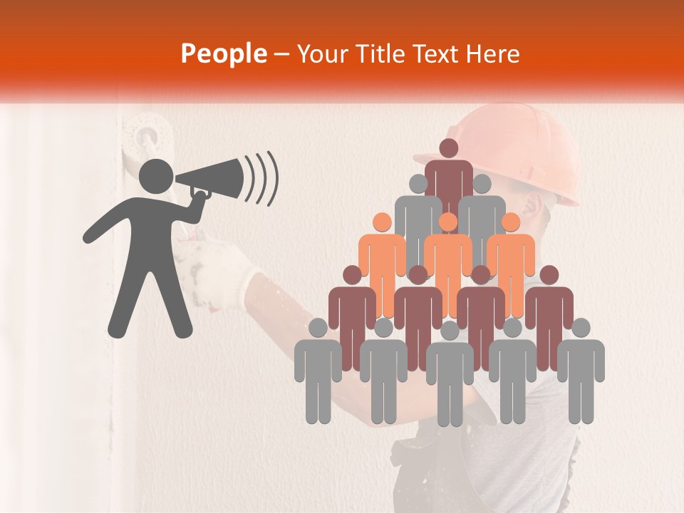 Plastering Thermal Insulation Craftsman PowerPoint Template