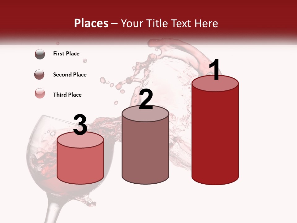 Goblet Alcohol Abstract PowerPoint Template