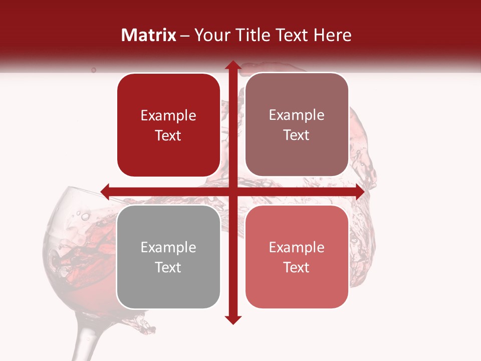 Goblet Alcohol Abstract PowerPoint Template