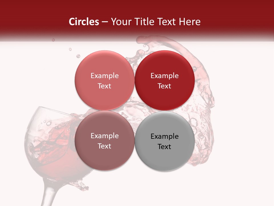 Goblet Alcohol Abstract PowerPoint Template