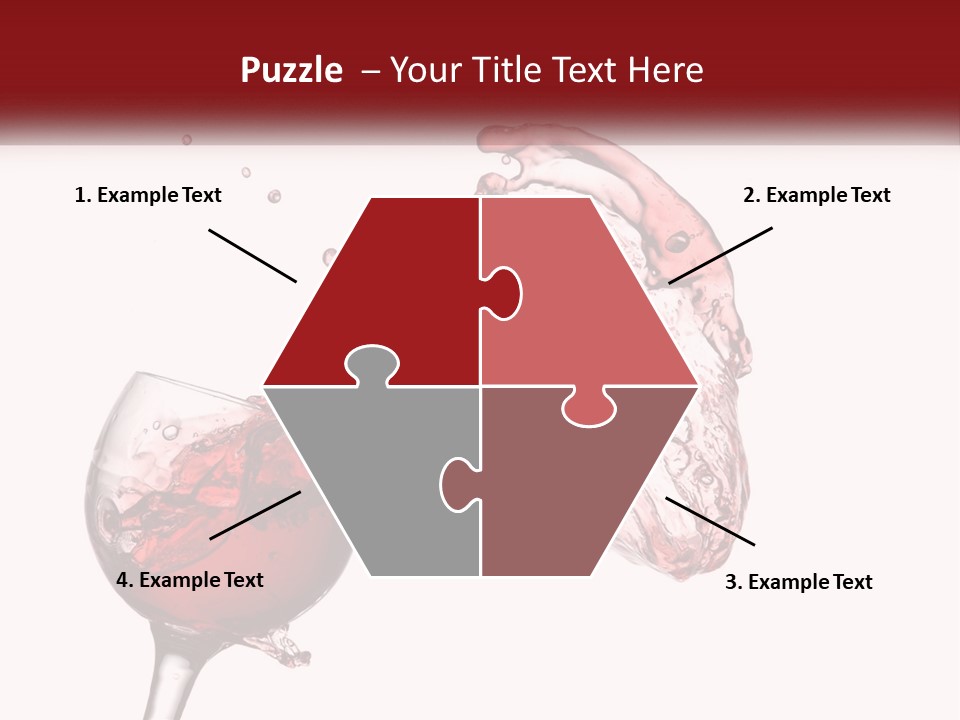 Goblet Alcohol Abstract PowerPoint Template