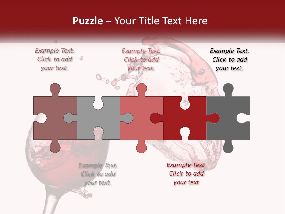 Goblet Alcohol Abstract PowerPoint Template