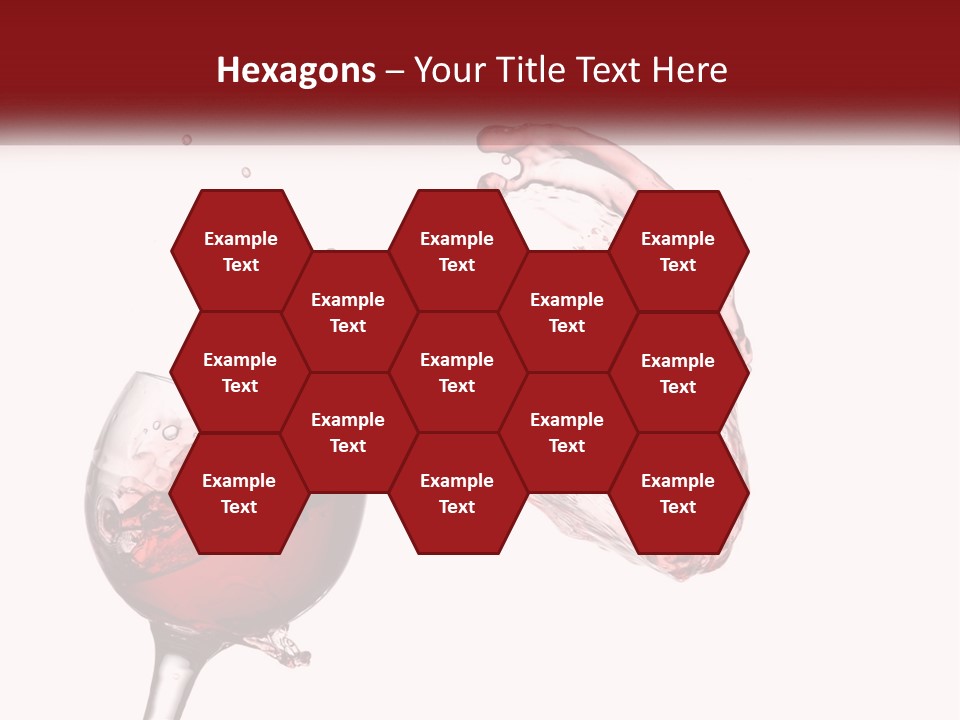 Goblet Alcohol Abstract PowerPoint Template