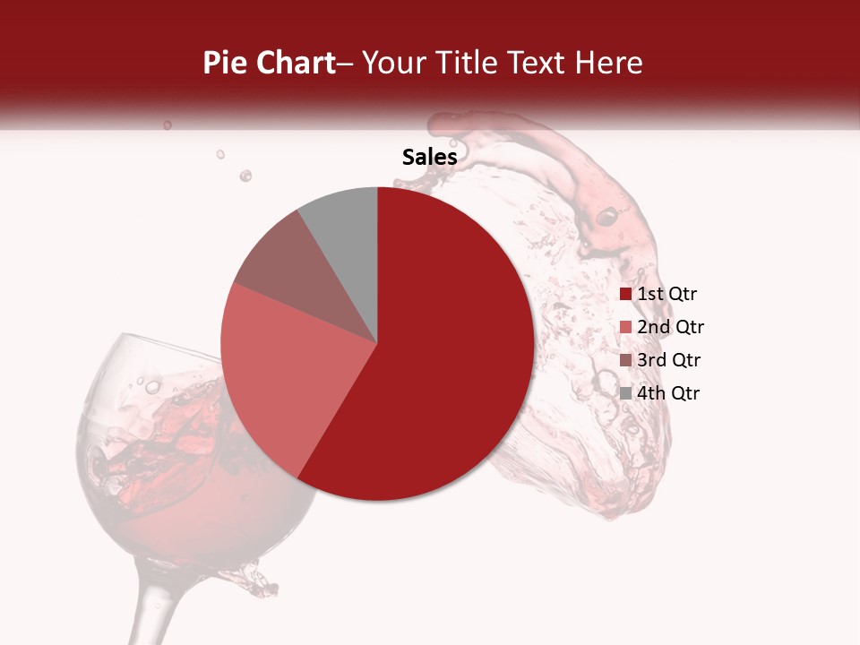 Goblet Alcohol Abstract PowerPoint Template