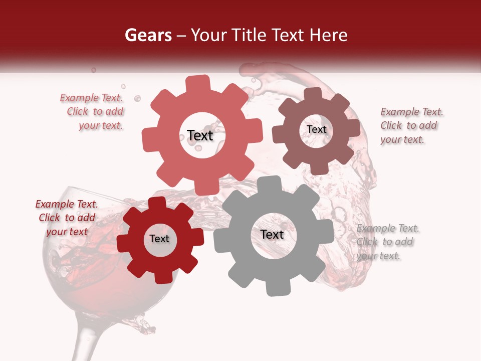 Goblet Alcohol Abstract PowerPoint Template