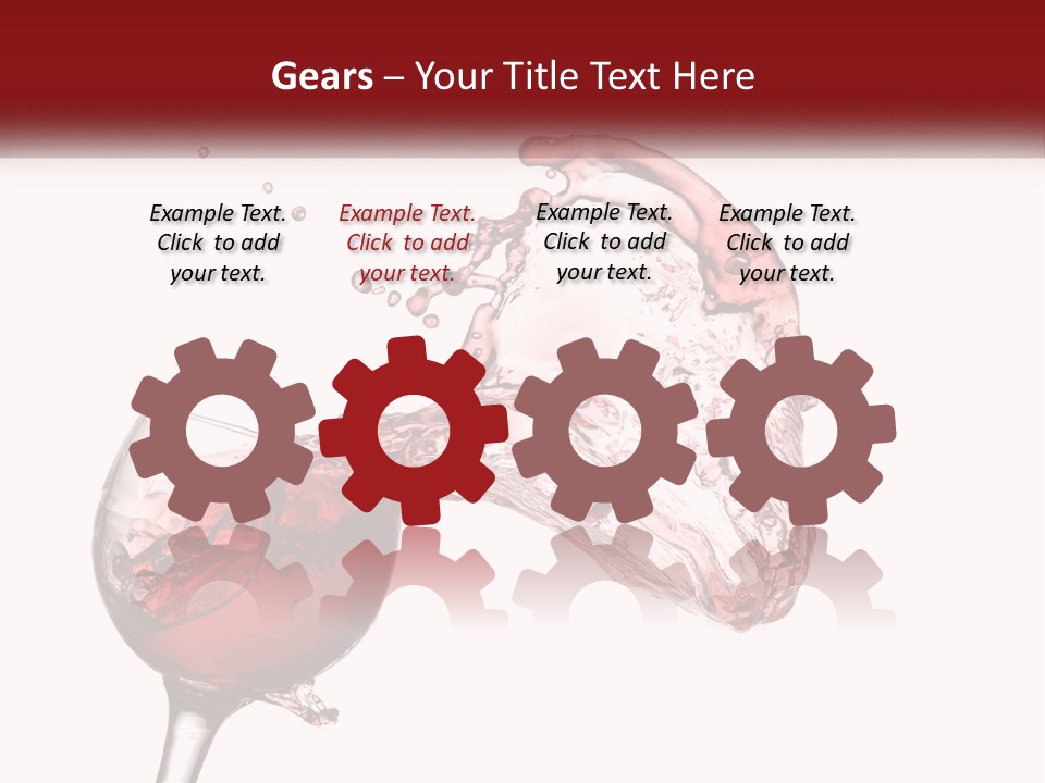 Goblet Alcohol Abstract PowerPoint Template