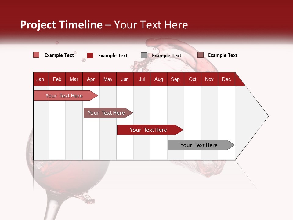 Goblet Alcohol Abstract PowerPoint Template