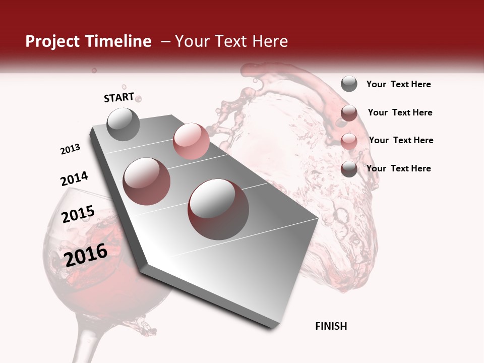 Goblet Alcohol Abstract PowerPoint Template