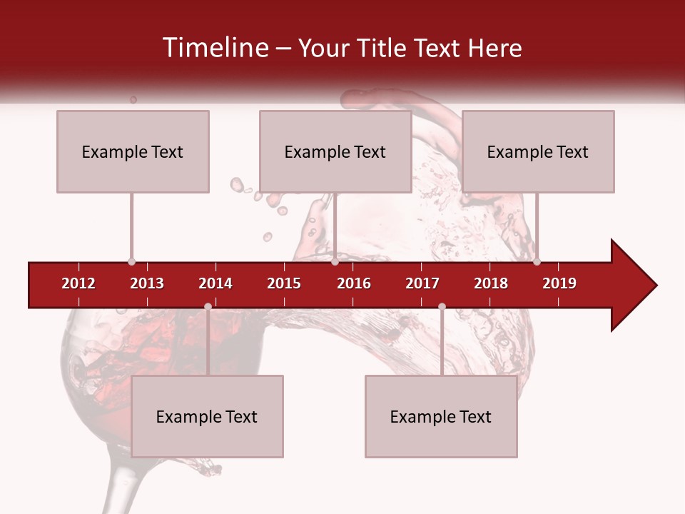 Goblet Alcohol Abstract PowerPoint Template