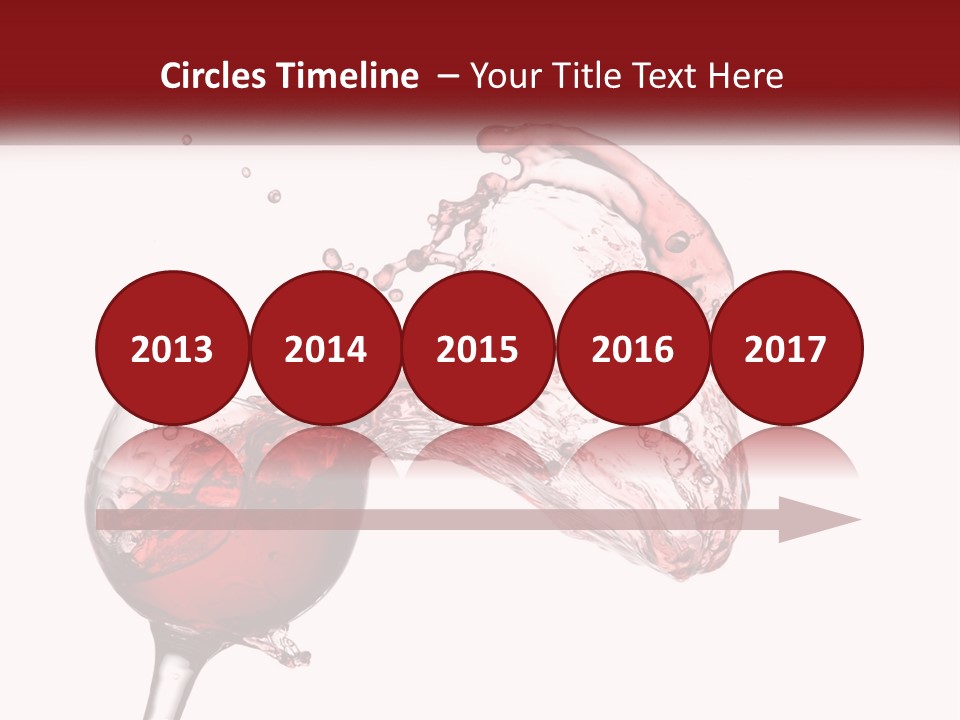 Goblet Alcohol Abstract PowerPoint Template