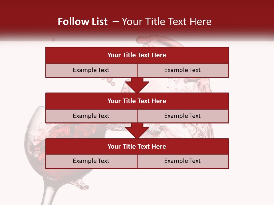 Goblet Alcohol Abstract PowerPoint Template