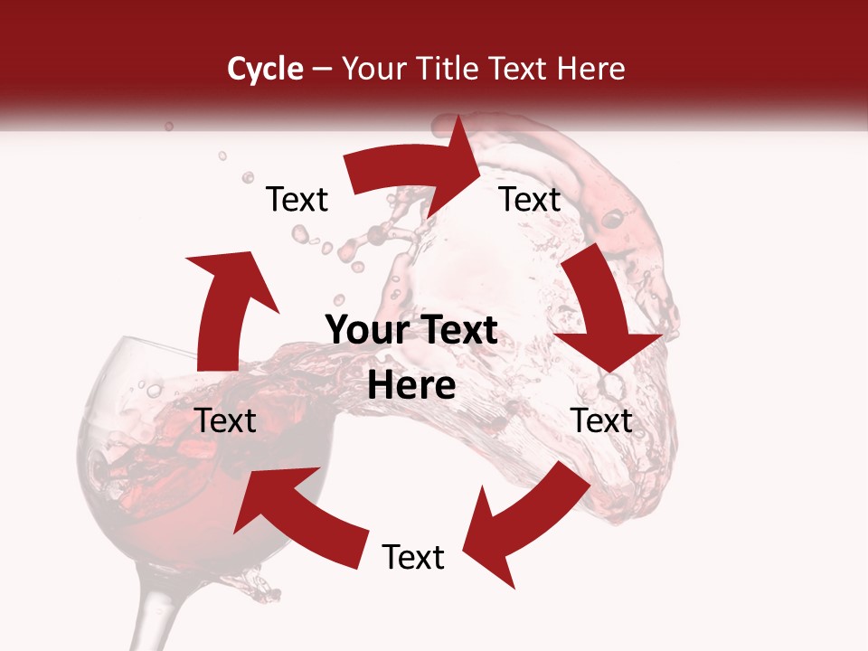 Goblet Alcohol Abstract PowerPoint Template