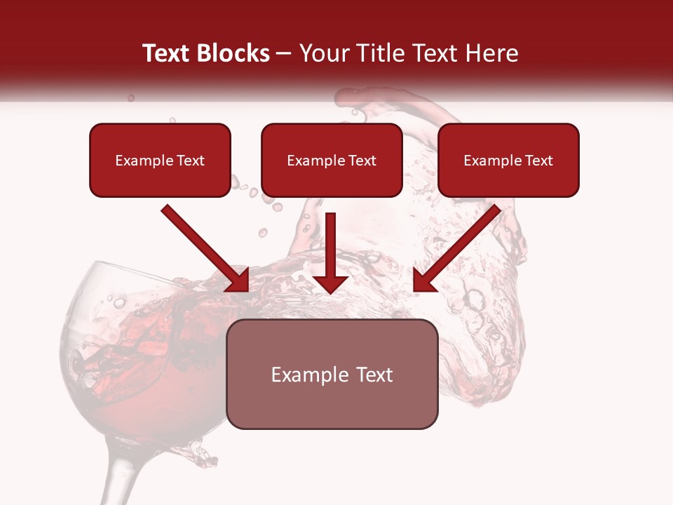 Goblet Alcohol Abstract PowerPoint Template