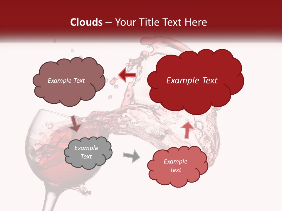 Goblet Alcohol Abstract PowerPoint Template