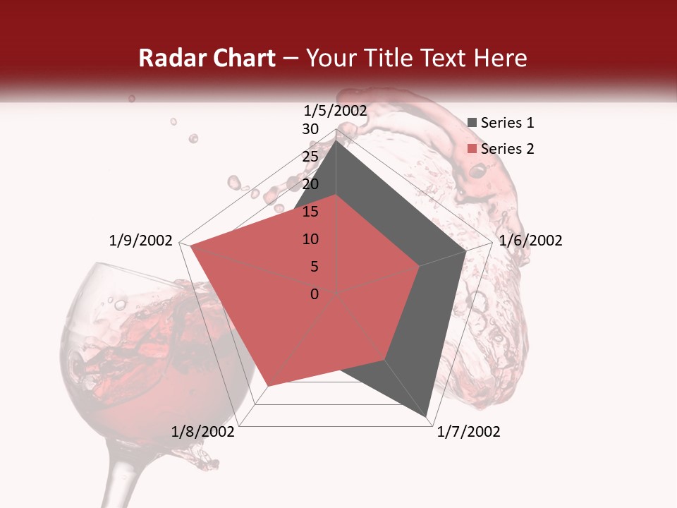 Goblet Alcohol Abstract PowerPoint Template