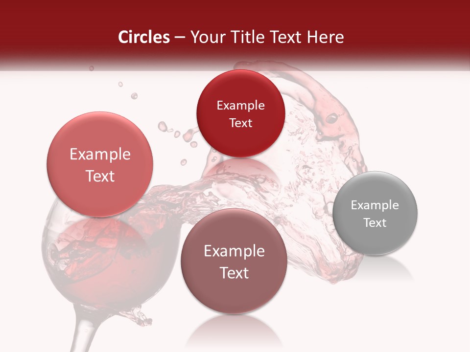 Goblet Alcohol Abstract PowerPoint Template