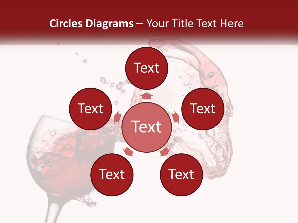 Goblet Alcohol Abstract PowerPoint Template