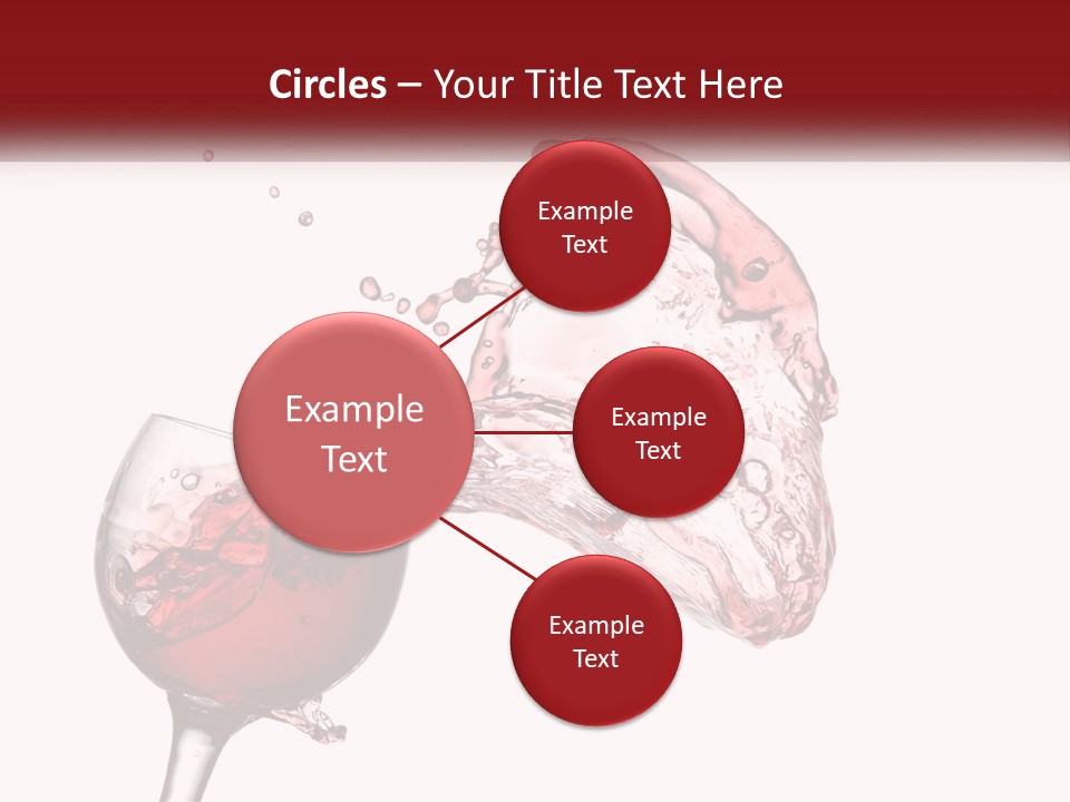 Goblet Alcohol Abstract PowerPoint Template